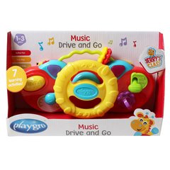 Развивающая игрушка Playgro Музыкальный руль, 15420, Разноцветный