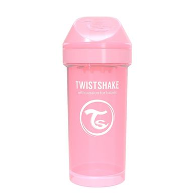 Чашка-непроливайка Twistshake 360 мл Светло-розовая