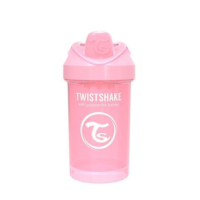 Чашка-непроливайка Twistshake 300 мл Светло-розовая