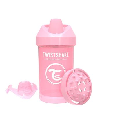 Чашка-непроливайка Twistshake 300 мл Светло-розовая