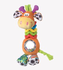 Игрушка-погремушка Playgro Жираф с бусинами, 5769, Разноцветный