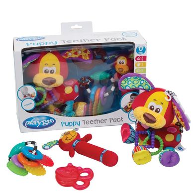 Развивающая игрушка для ребенка Playgro Щенок, 25246, Разноцветный