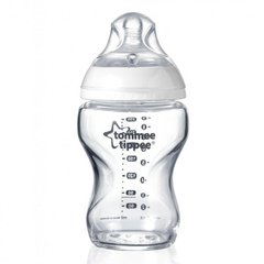 Бутылочка для кормления стеклянная 250 мл Tommee Tippee