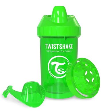 Чашка-непроливайка Twistshake 300 мл Зеленая