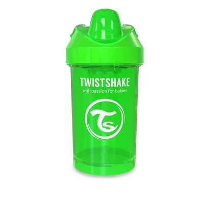 Чашка-непроливайка Twistshake 300 мл Зелена