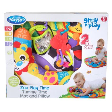 Развивающий коврик Playgro Зоопарк, 69719, Разноцветный