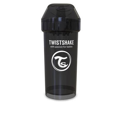 Чашка-непроливайка Twistshake 360 ​​мл Чорна