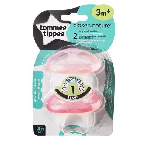 Прорезыватель Tommee Tippee Первые зубки (2 шт)