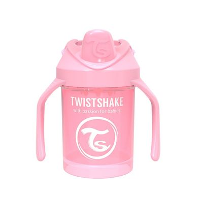 Чашка-непроливайка Twistshake Міні 230 мл Світло-рожева