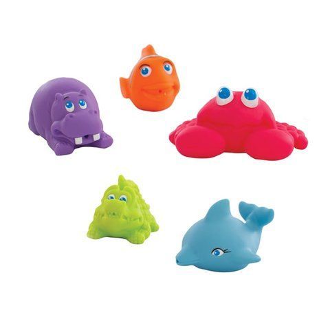 Игрушки для ванной Playgro брызгалки Морские обитатели, 15411, Разноцветный
